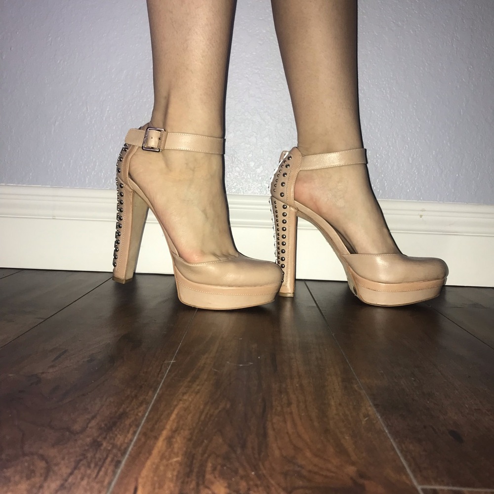 Vince Camuto studded platform heels